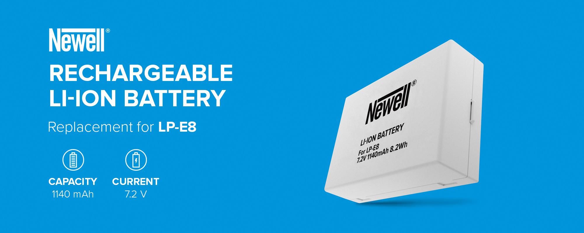 Akumulator Newell zamiennik LP-E8 do Canon